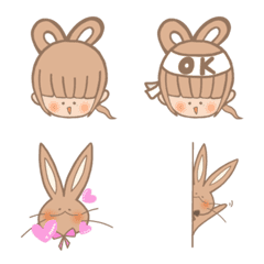 [LINE絵文字] Moon Rabbit and its friendの画像