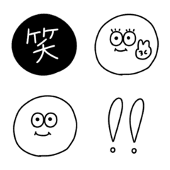 [LINE絵文字] ただただ、普通の絵文字、、。の画像