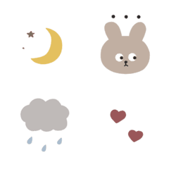 [LINE絵文字] ◎ rabbit  emoji ◎の画像