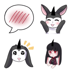 [LINE絵文字] Yuki The bunny Emojiの画像