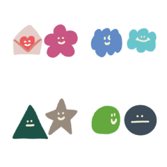 [LINE絵文字] Cute emoji stickers2の画像