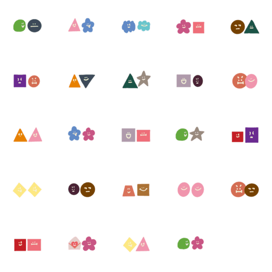 [LINE絵文字]Cute emoji stickers2の画像一覧