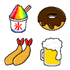 [LINE絵文字] ドット絵フード。の画像