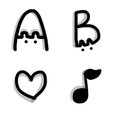 [LINE絵文字] Animals Alphabetsの画像