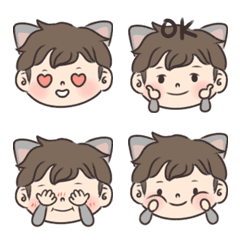 [LINE絵文字] cat boyの画像