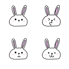 [LINE絵文字] うさぎのぴょんこちゃん☆の画像