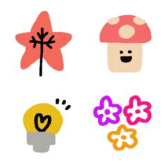 [LINE絵文字] Cute pocket label sticker 11の画像