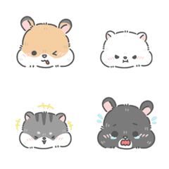 [LINE絵文字] Little mouse treasure emoji stickersの画像