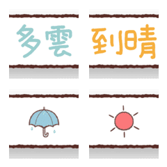 [LINE絵文字] Put labels everywhere [Weather 1]の画像