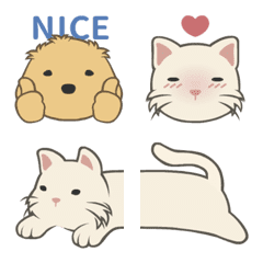 [LINE絵文字] kesanitw - Puppy ＆ Pals emojiの画像