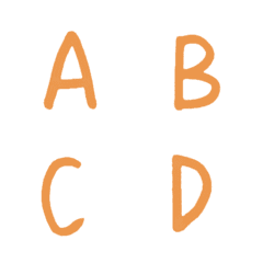 [LINE絵文字] English Words ABC121の画像