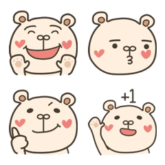 [LINE絵文字] Bear Bear-Face Emojiの画像