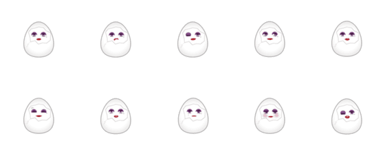 [LINE絵文字]sexy female eggの画像一覧