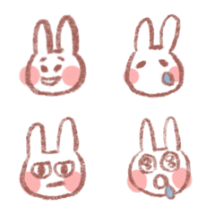 [LINE絵文字] Tutu Rabbit Emojiの画像