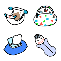 [LINE絵文字] Items of babyの画像