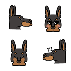 [LINE絵文字] CCCAT-Dobermanの画像