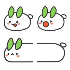 [LINE絵文字] Snooooow Rabbit Emoji！！！の画像