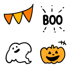 [LINE絵文字] 【ハロウィン❤︎cuteな仲間たち】の画像