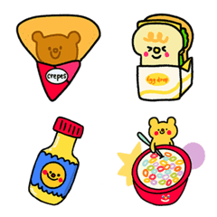 [LINE絵文字] morning breakfast emojiの画像