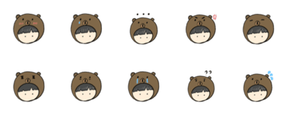 [LINE絵文字]eebearの画像一覧