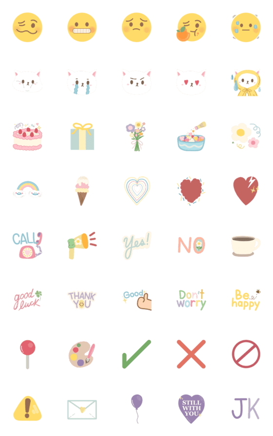 [LINE絵文字]Daily-emojiの画像一覧