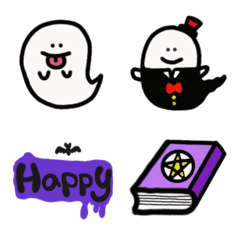 [LINE絵文字] ハロウィン かぼちゃメインの画像