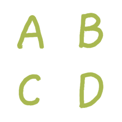 [LINE絵文字] English Words ABC130の画像