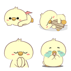 [LINE絵文字] Adorable young chick : emojiの画像