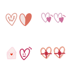 [LINE絵文字] Cute love stickers3の画像