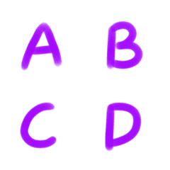 [LINE絵文字] English Words ABC132の画像