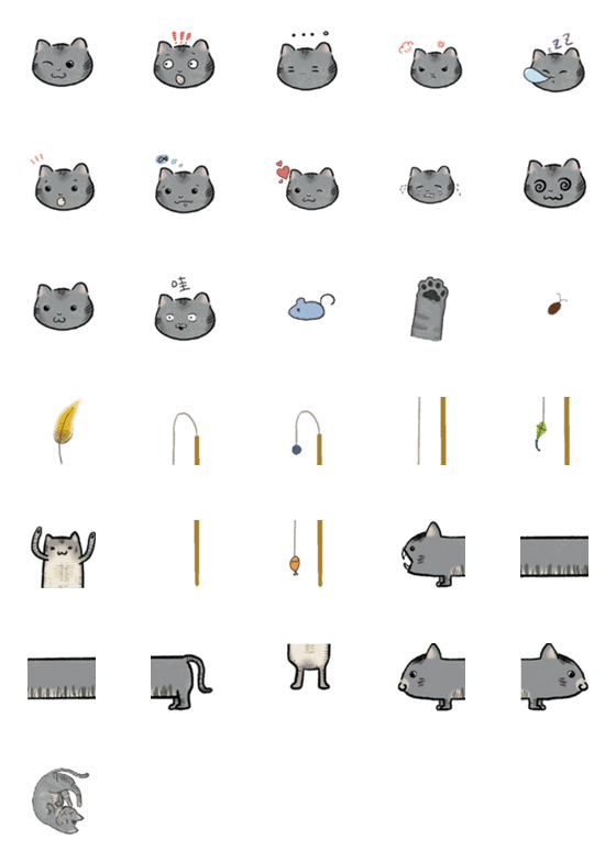 [LINE絵文字]Kitty cat bagelの画像一覧