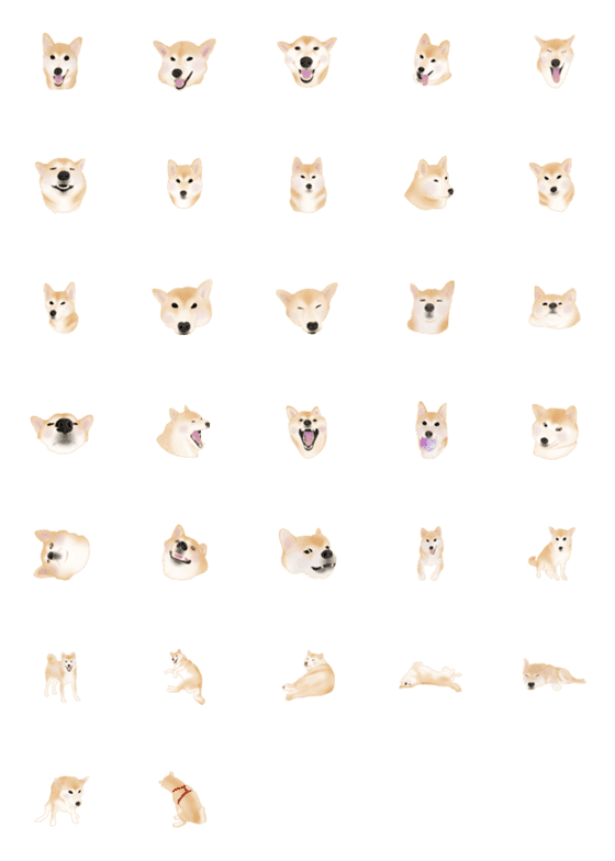 [LINE絵文字]Shiba Luffyの画像一覧