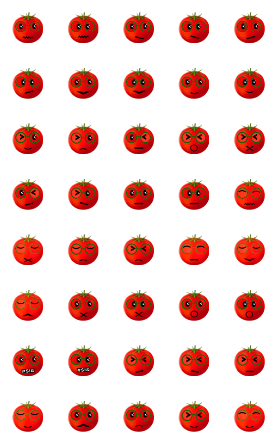 [LINE絵文字]Little Prince Of Tomatoの画像一覧