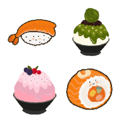 [LINE絵文字] Sushi ＆ Bingsuの画像