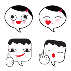 [LINE絵文字] Face Bubbleの画像