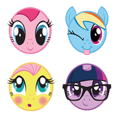 [LINE絵文字] MY LITTLE PONY Emoji (So Cute)の画像