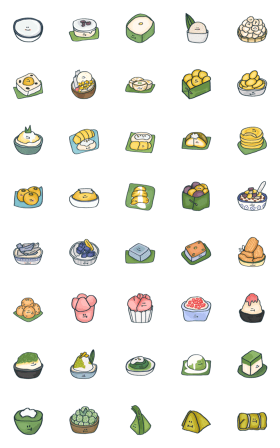 [LINE絵文字]The Thai dessert Gangの画像一覧