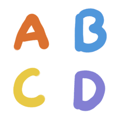 [LINE絵文字] English Words ABC136の画像