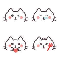 [LINE絵文字] Cat:D emojiの画像