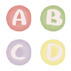 [LINE絵文字] English Words ABC137の画像