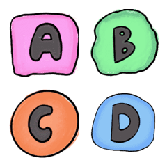 [LINE絵文字] ABC drawingの画像