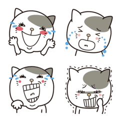 [LINE絵文字] もち猫 -感情-の画像