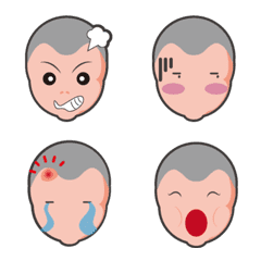 [LINE絵文字] the little Bald boy.の画像