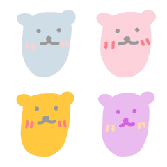 [LINE絵文字] Haru's Color Bearの画像