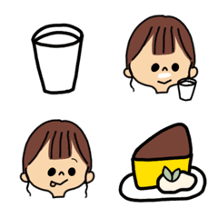 [LINE絵文字] きいろがスキなわたしの画像