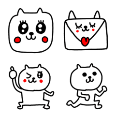 [LINE絵文字] riekimのねこちゃん絵文字の画像