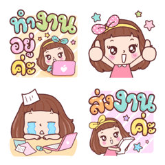 [LINE絵文字] Miedie Working Emojiの画像