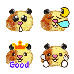 [LINE絵文字] French Toast mood Rhapsody Emojiの画像