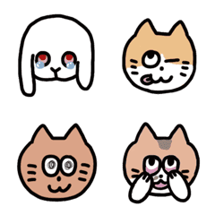 [LINE絵文字] クレイジーキャッツの画像