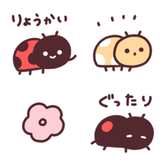 [LINE絵文字] てんとう虫さんの画像